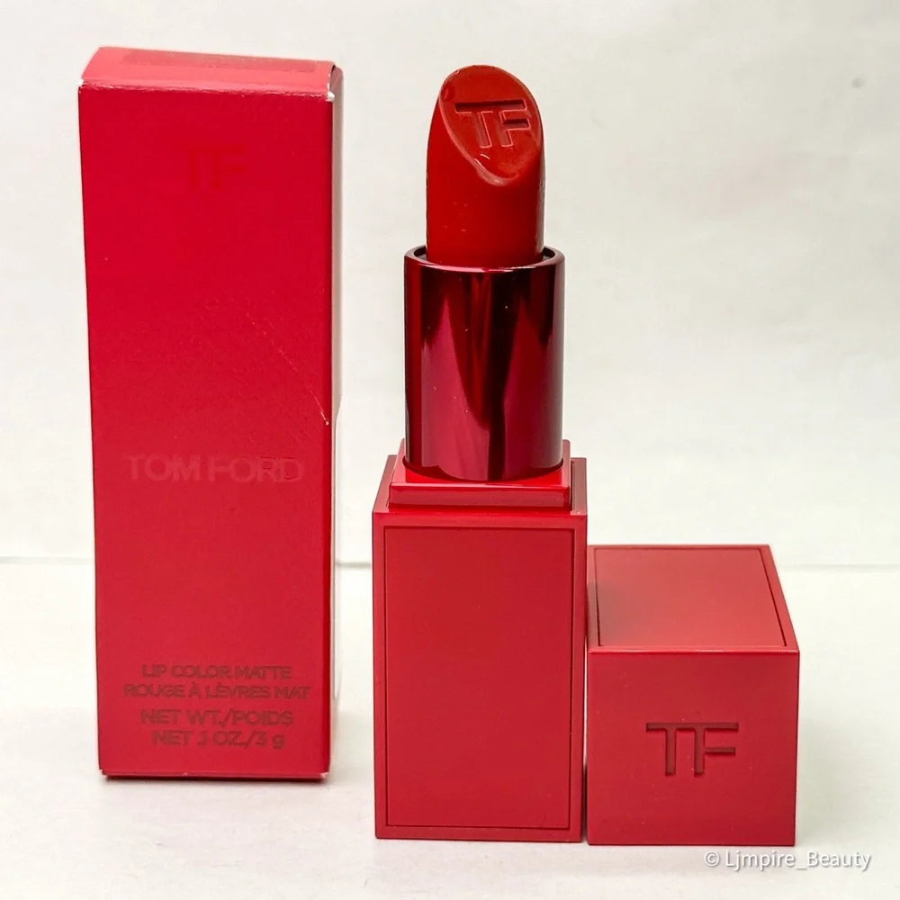 🆕 TOM FORD Love Collection Lip Color Matte Scarlet Rouge Lipstick NIB